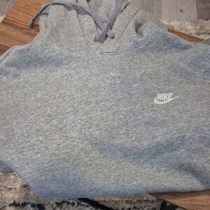 Nike Men's Heather Gray Hoodie